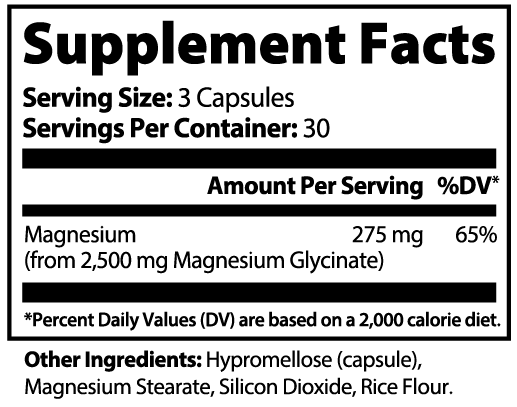 Magnesium Glycinate Capsules – High Absorption, Relaxation & Sleep Support