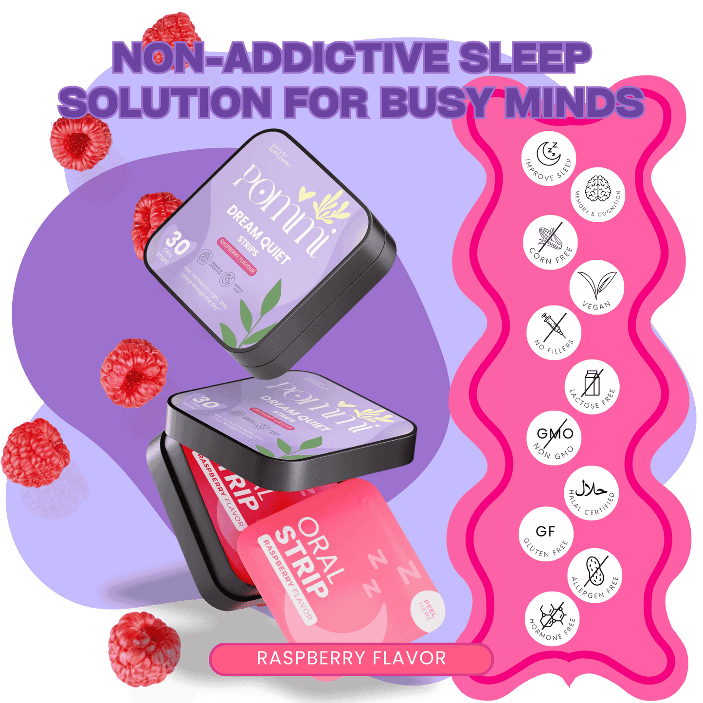 Dream Quiet Strips — Fast-Acting Natural Sleep Support for Restful Nights