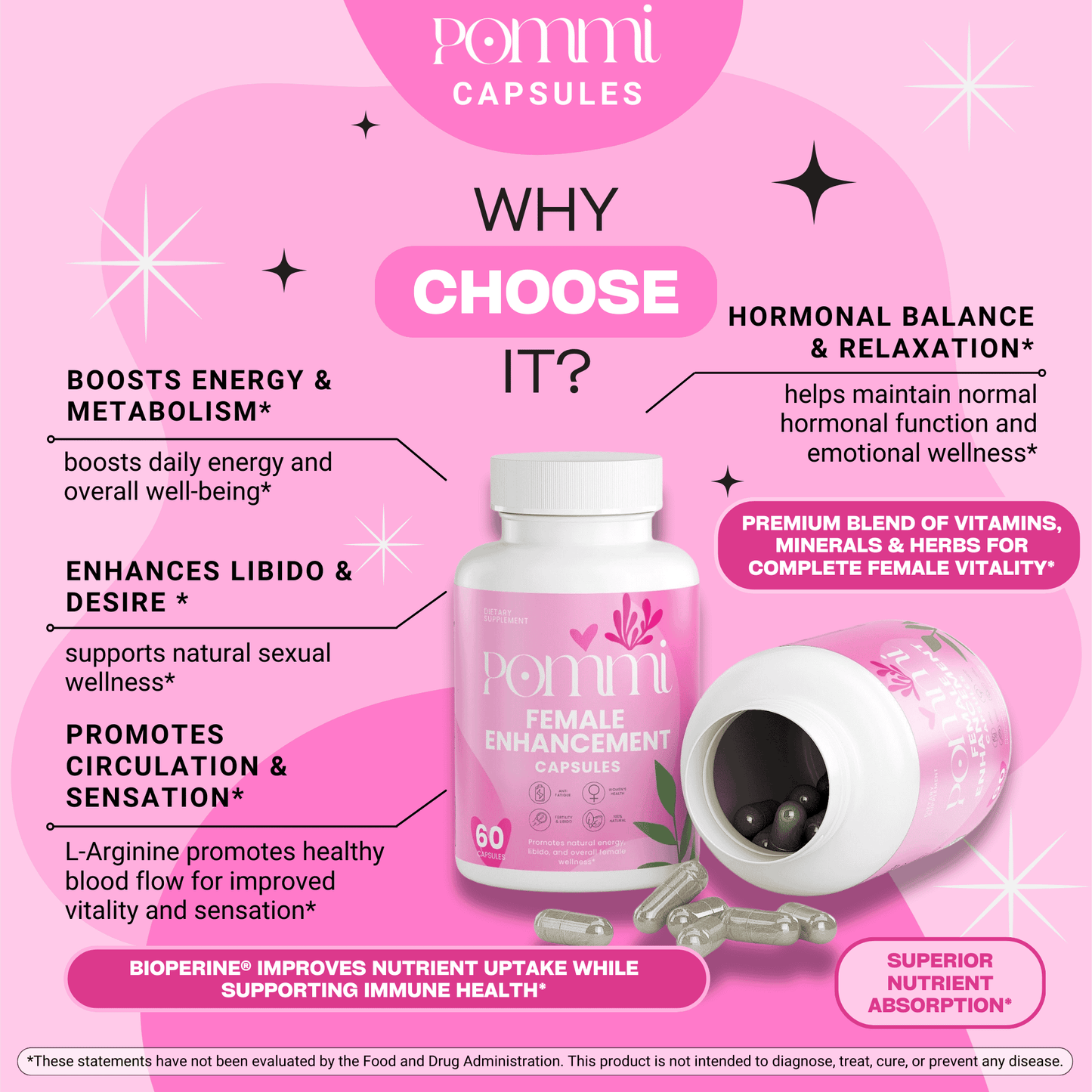 Female Enhancement Capsules — Enhance Libido, Circulation & Wellness