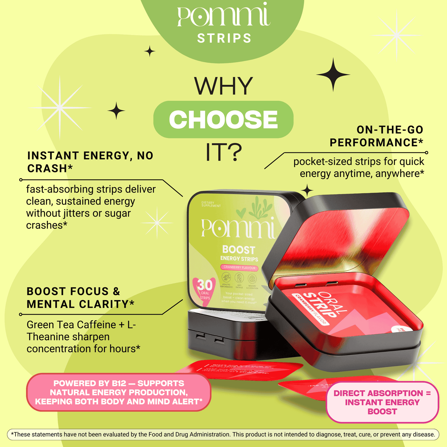 Boost | Energy Strips - Fast-Acting Energy & Focus Without the Crash