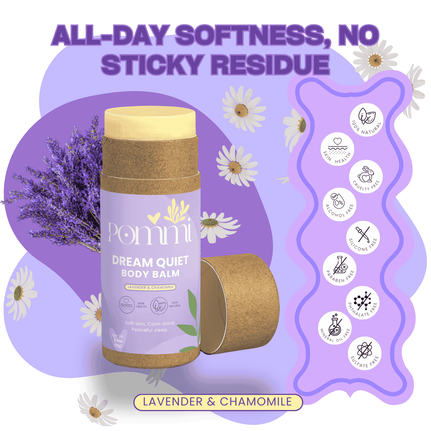 Dream Quiet Body Balm — Ultra-Hydrating & Calming Natural Skin Treatment
