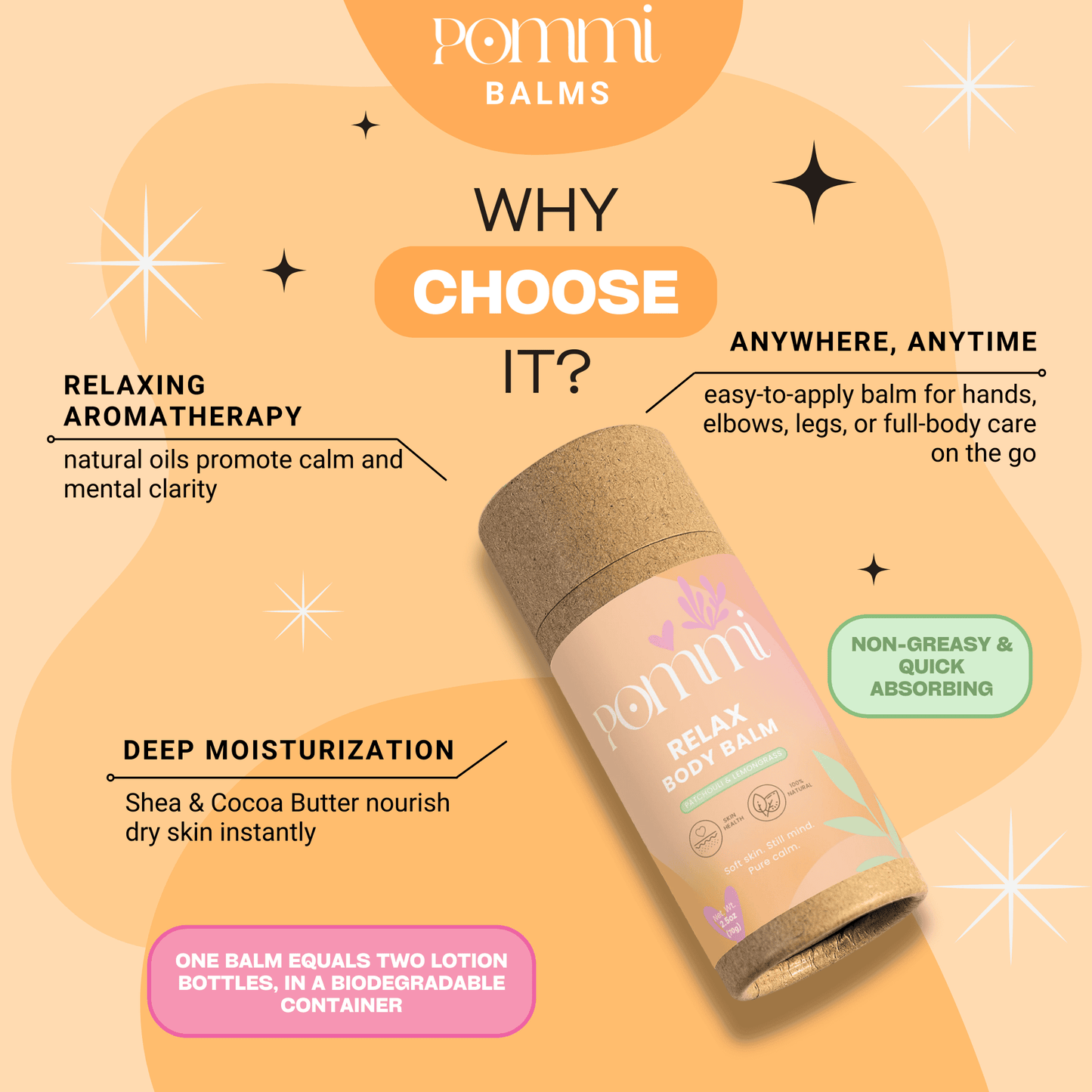 Relax Body Balm — Deep Moisturizing & Calming Aromatherapy Treatment