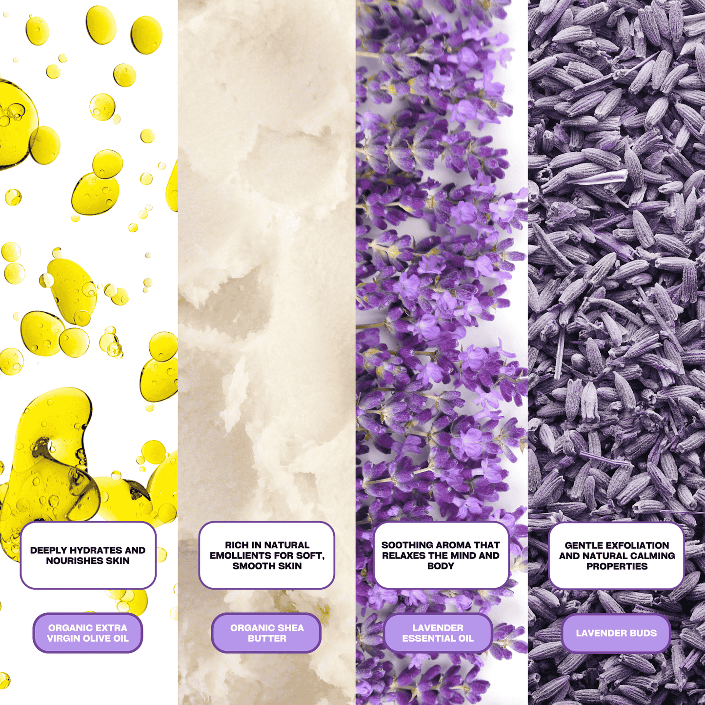 Calming Lavender Soap — Gentle, Moisturizing & Stress-Relief Bar