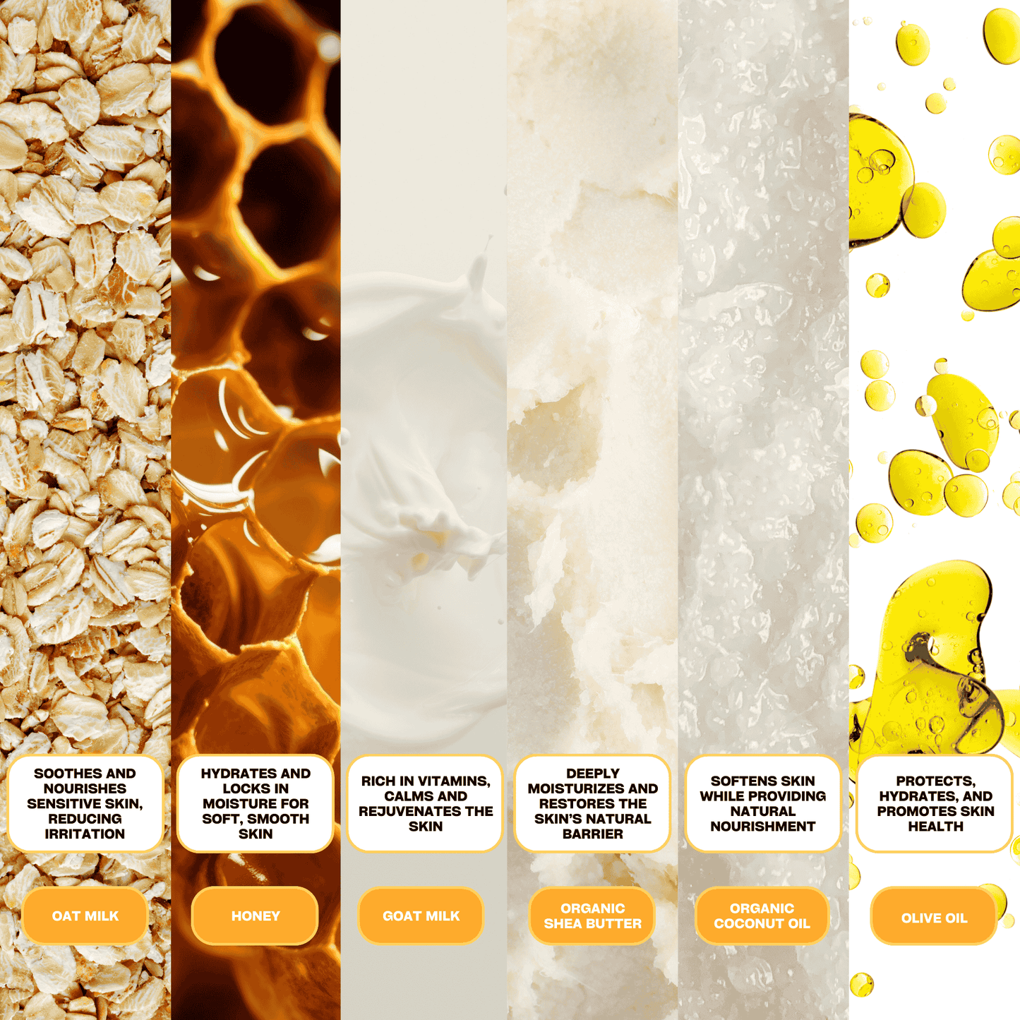 Oat Milk & Honey Soap — Nourishing, Gentle & Moisturizing for Sensitive Skin