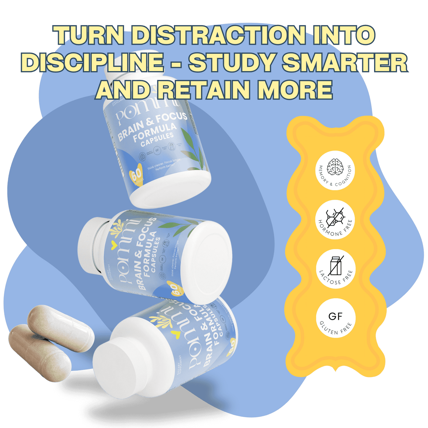 Brain & Focus Capsules – Boost Memory & Concentration