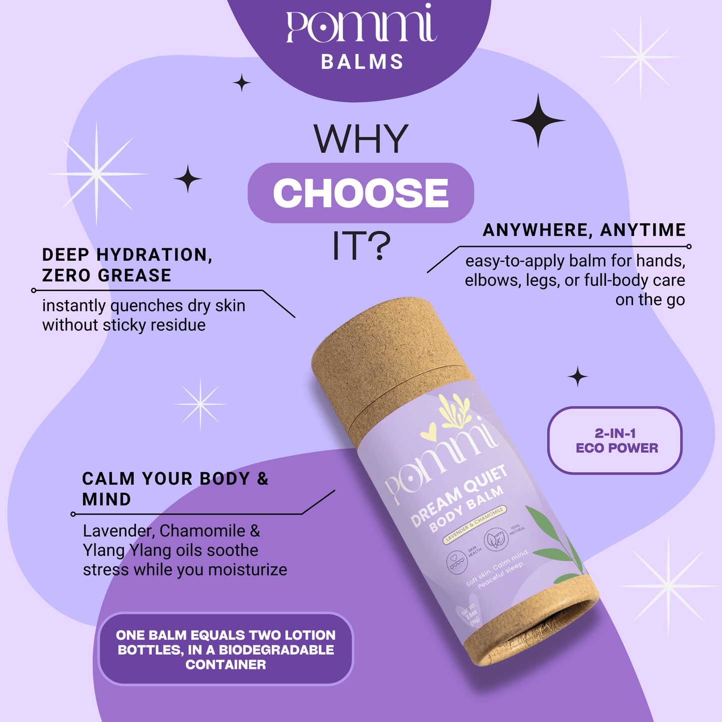 Dream Quiet Body Balm — Ultra-Hydrating & Calming Natural Skin Treatment