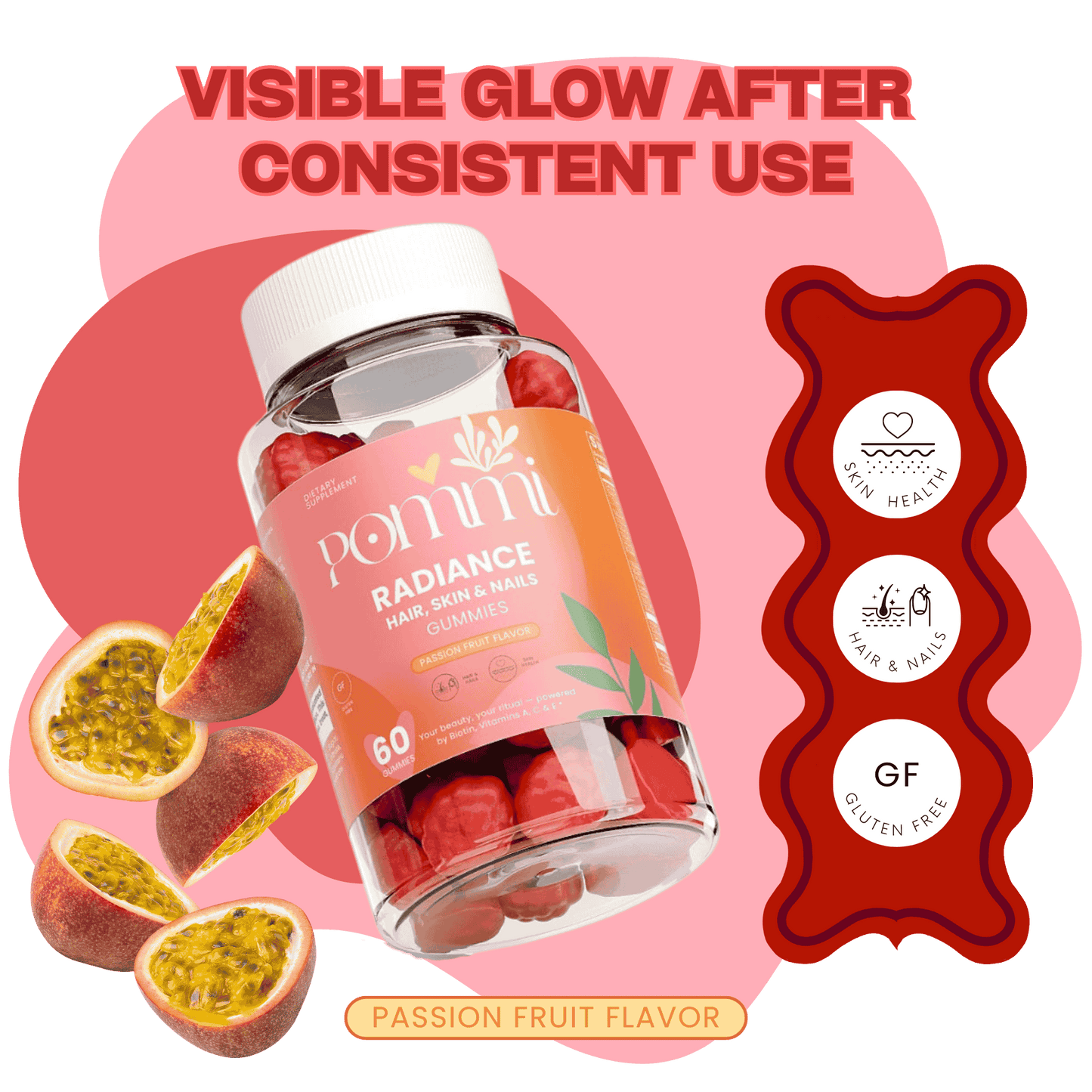 Radiance | Hair, Skin & Nails Gummies with Biotin & Collagen