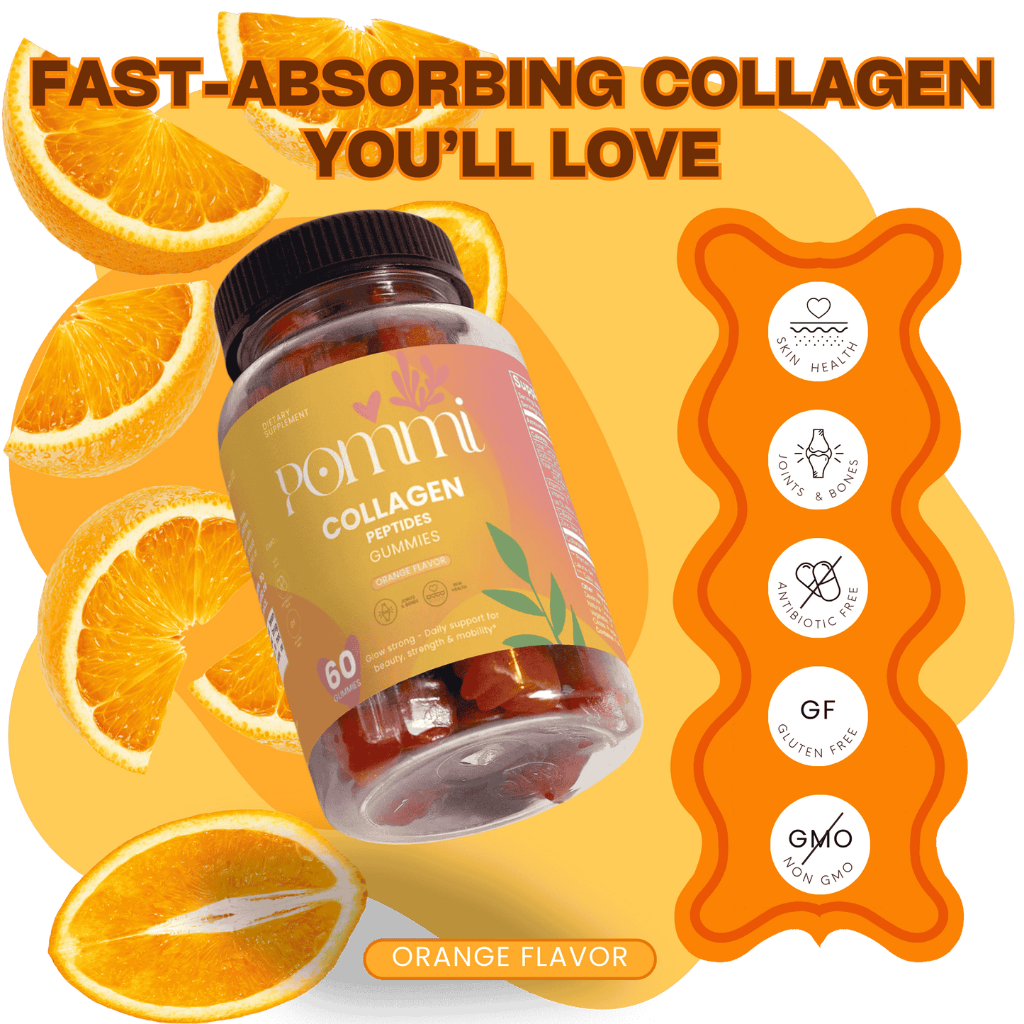 Collagen Peptides Gummies - Fast-Absorbing
