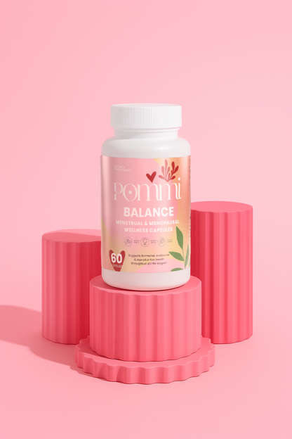 Balance – Menstrual & Menopausal Wellness Capsules for Hormonal Health & Fertility