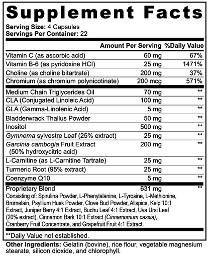 Fat Burner Capsules with MCT - Metabolism, Energy & Weight Loss Support