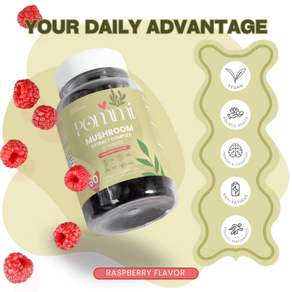 Mushroom Extract Complex Gummies – Focus, Energy & Wellness