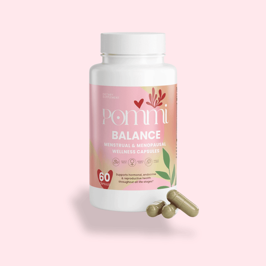 Balance – Menstrual & Menopausal Wellness Capsules for Hormonal Health & Fertility