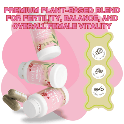 Balance – Menstrual & Menopausal Wellness Capsules for Hormonal Health & Fertility