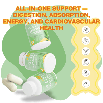 Easy Digest | Digestive Enzyme Capsules for Better Digestion & Nutrient Absorption