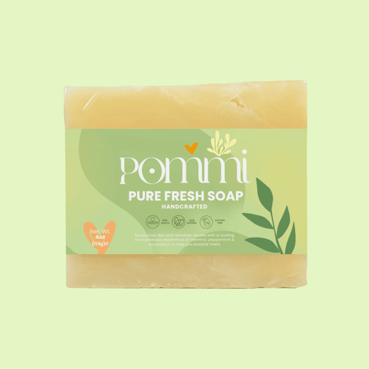 Pure Fresh Soap — Energizing Peppermint & Eucalyptus Aromatherapy Bar